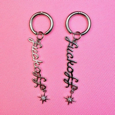 Kind Regards Silver Earrings