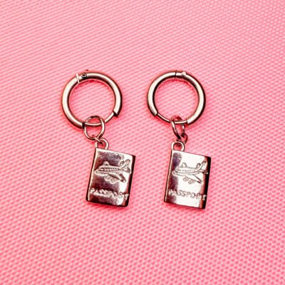 Bon Voyage Silver Earrings