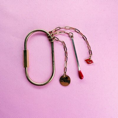 Kiss My Sass Carabiner