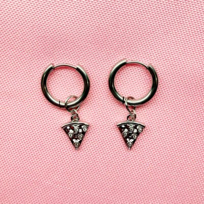 Hot-to-Go Silver Earrings