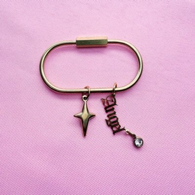 Gold Angel Carabiner